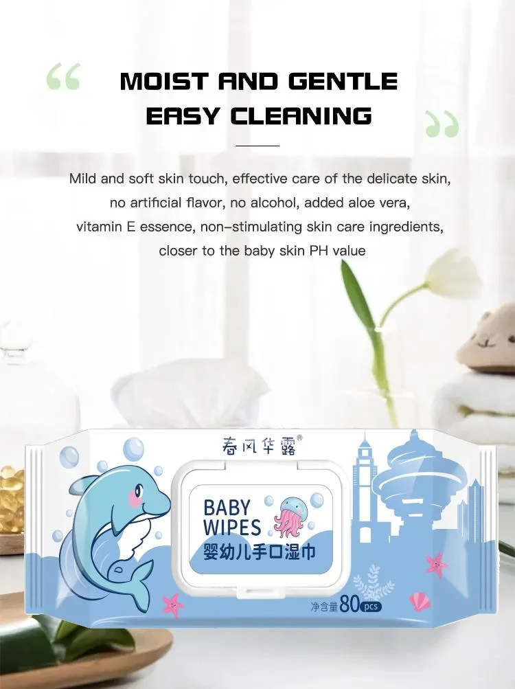 Wipes Tissue Wet Wholesale Other Bamboo Organic Body Facial Hand Face Disposable Baby Wipes for Adults