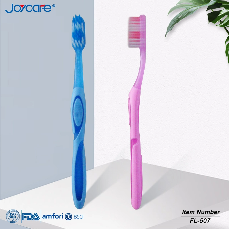 2020 Classic Color Big Brush Head Soft Bristles Rubber Handle/Custom Logo Toothbrush