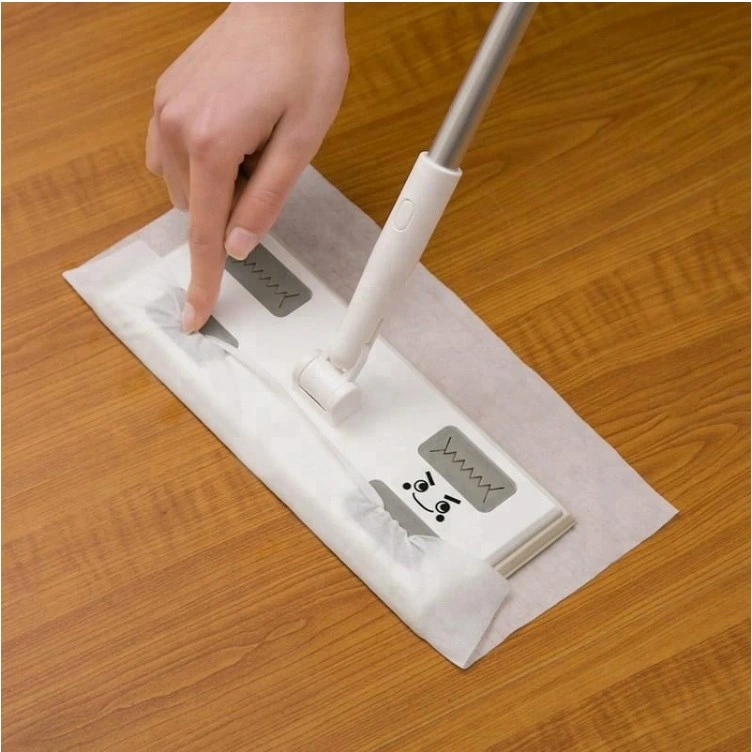 Disposable Floor Mop Clean Floor Antibacterial Cleaning Mopping Wet Wipes