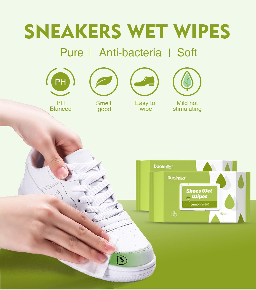 Basketball Shoes Custom Cleaning Sneaker Shoe Cleaner Wet Wipes