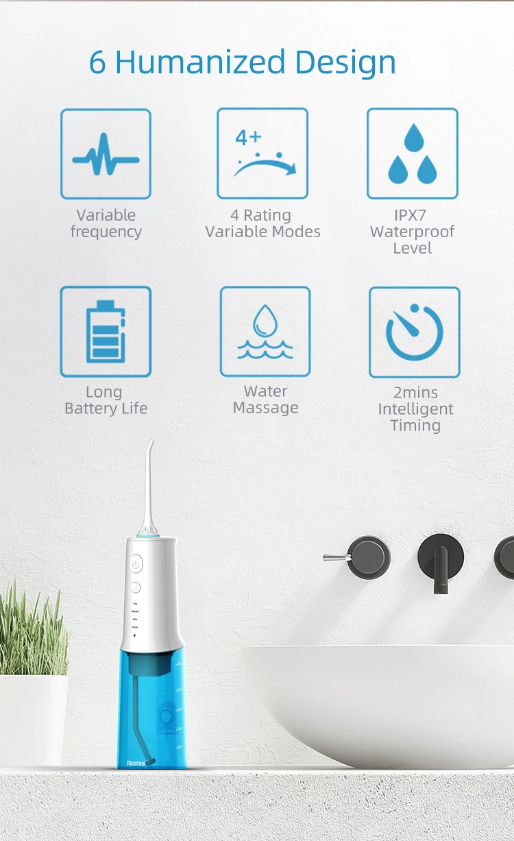 Rechargeable Oral Irrigator Teeth Cleaning Water Flosser