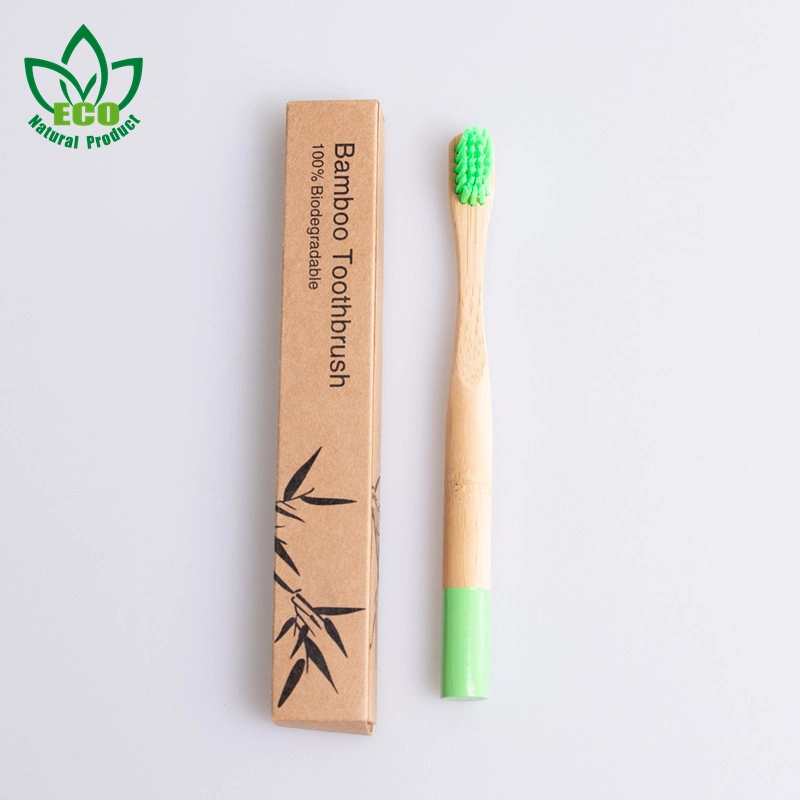 High Quality Bamboo Toothbrush Kid Children Soft Bristle Wholesale Healthy Natural Multiple Colors Eco-Friendly Toothbrushes