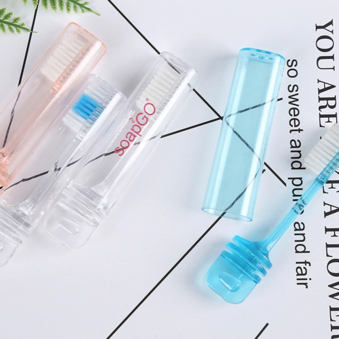 Hotel and Travel Toothbrush/Dental Kit/Transparent Folding Toothbrush/Disposable Toothbrush