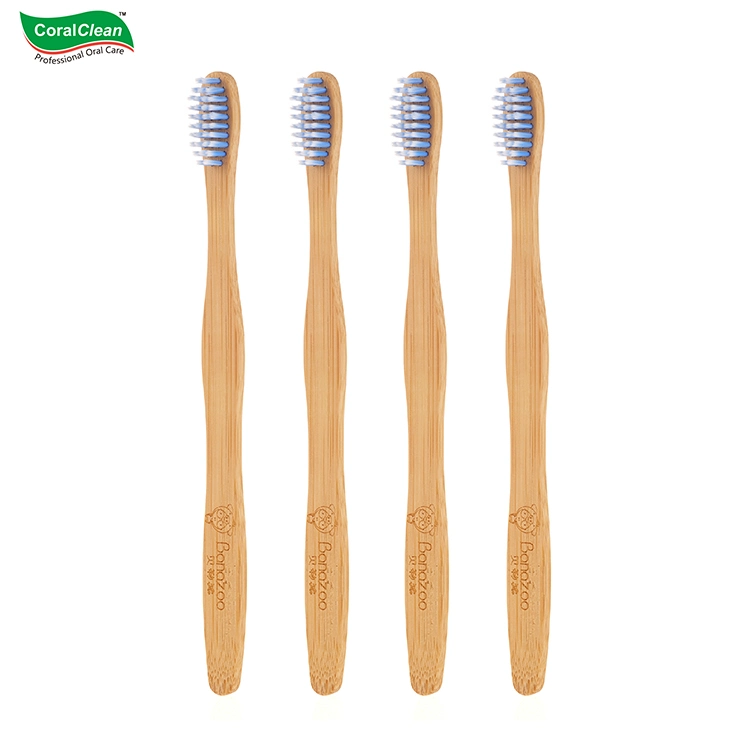 Wholesale Cheap Custom Logo Round Bambo Toothbrush Bamboo Bristle Toothbrush