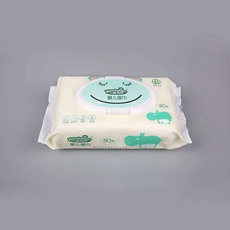 Free Sample Wholesale OEM Brand Custom Super Soft Nonwoven Baby Wet Wipes 80PCS Cleaning Pampering Baby Wipes