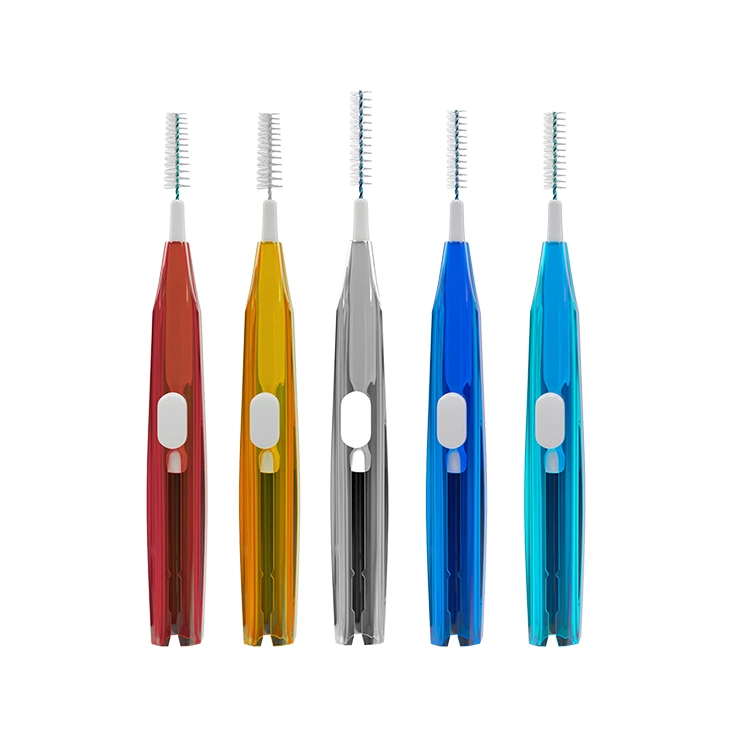 China Professional Supplier L Shape Dental Interdental Brushes