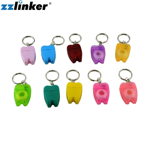 Lk-S21 15m Oral Care Teeth Shade Dental Floss Key Chain