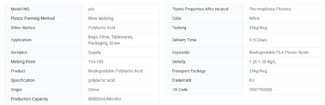 Factory Price Plastic Biodegradable Medical Grade Polylactic Acid Powder PLA Resin Granule