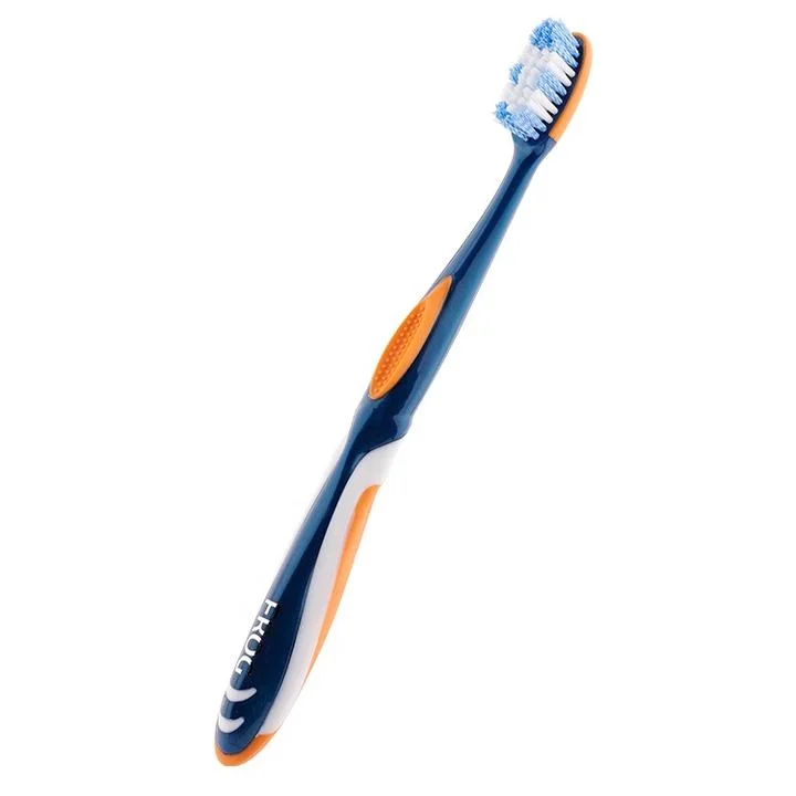 High Quality Thick Handle Adult Dense Bristles Home Use Toothbrush Soft Nylon Filaments Three Color Handle