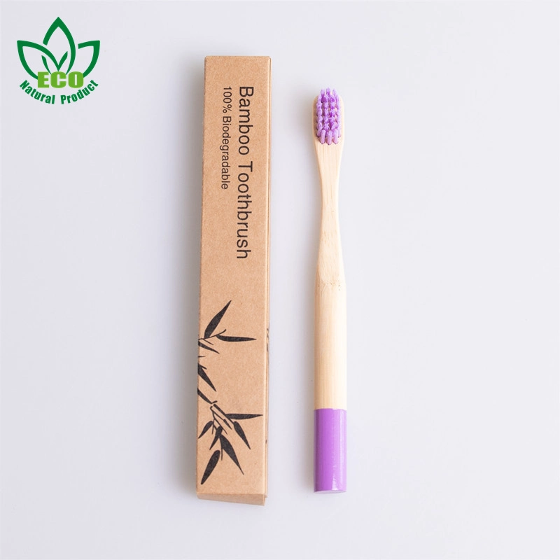 High Quality Bamboo Toothbrush Kid Children Soft Bristle Wholesale Healthy Natural Multiple Colors Eco-Friendly Toothbrushes