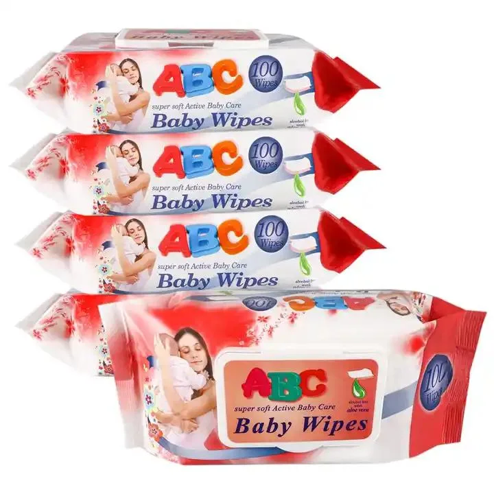 China Factory Private Label Wholesale Soft Disposable No-Woven Disposable OEM Wet Baby Wipes