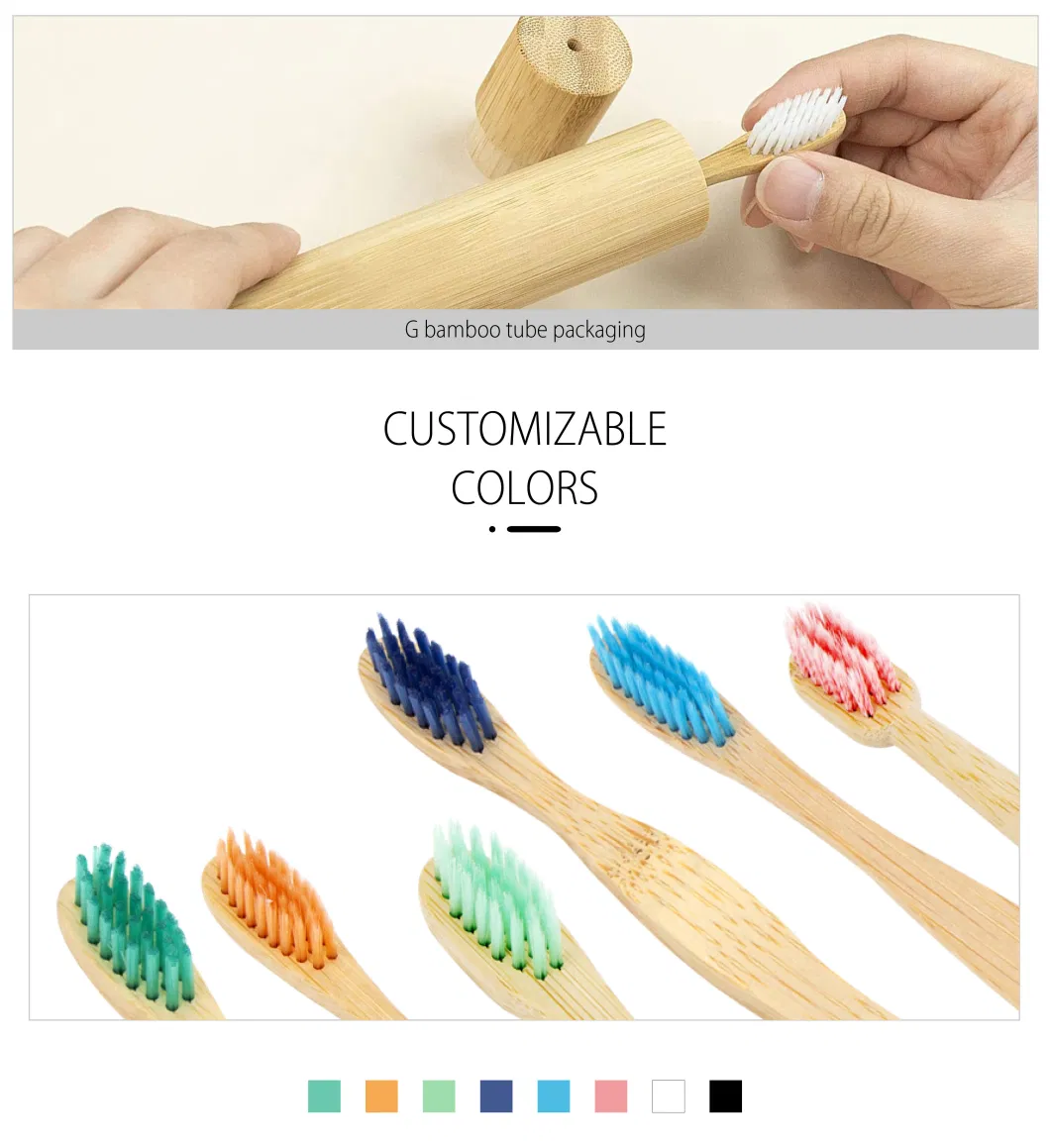 Wholesale Eco-Friendly Custom Adult Children Bamboo Toothbrush