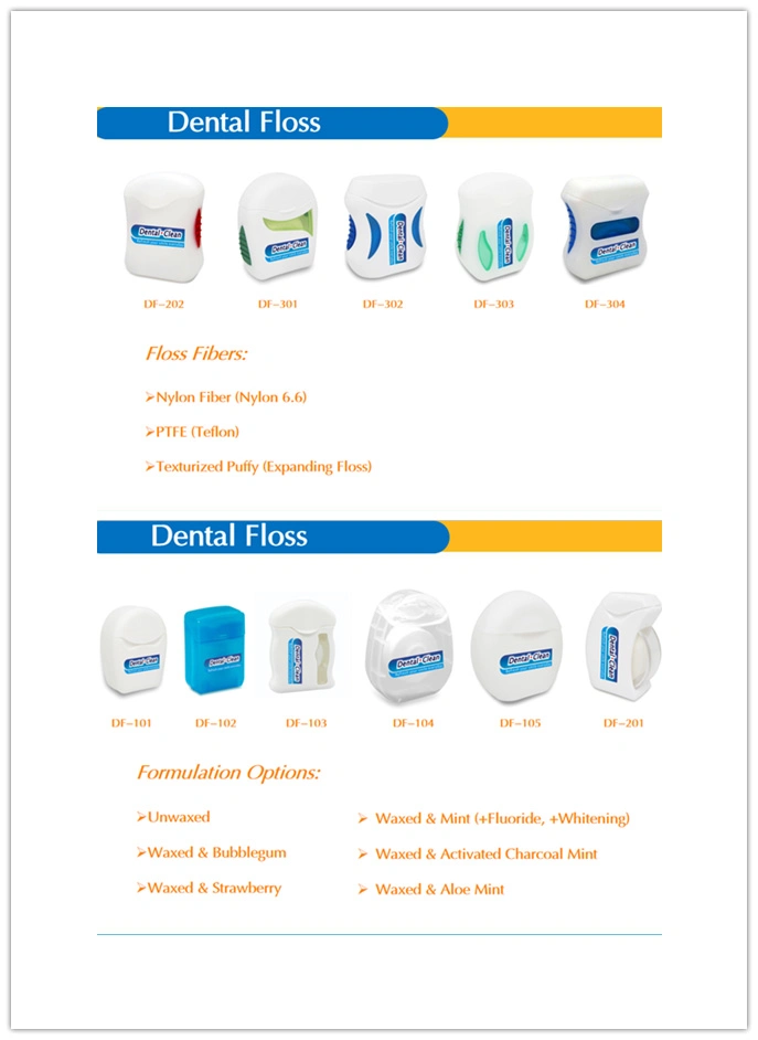 Dental Floss with Eco-Friendly Degradable Paper Container