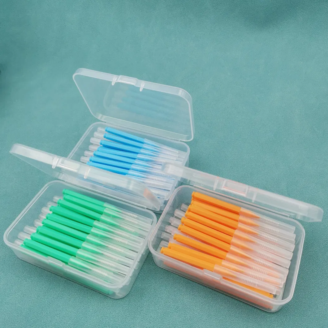 PP Plastic Orthodontic Braces Biodegradable Disposable Oral Care Interdental Brush Dental