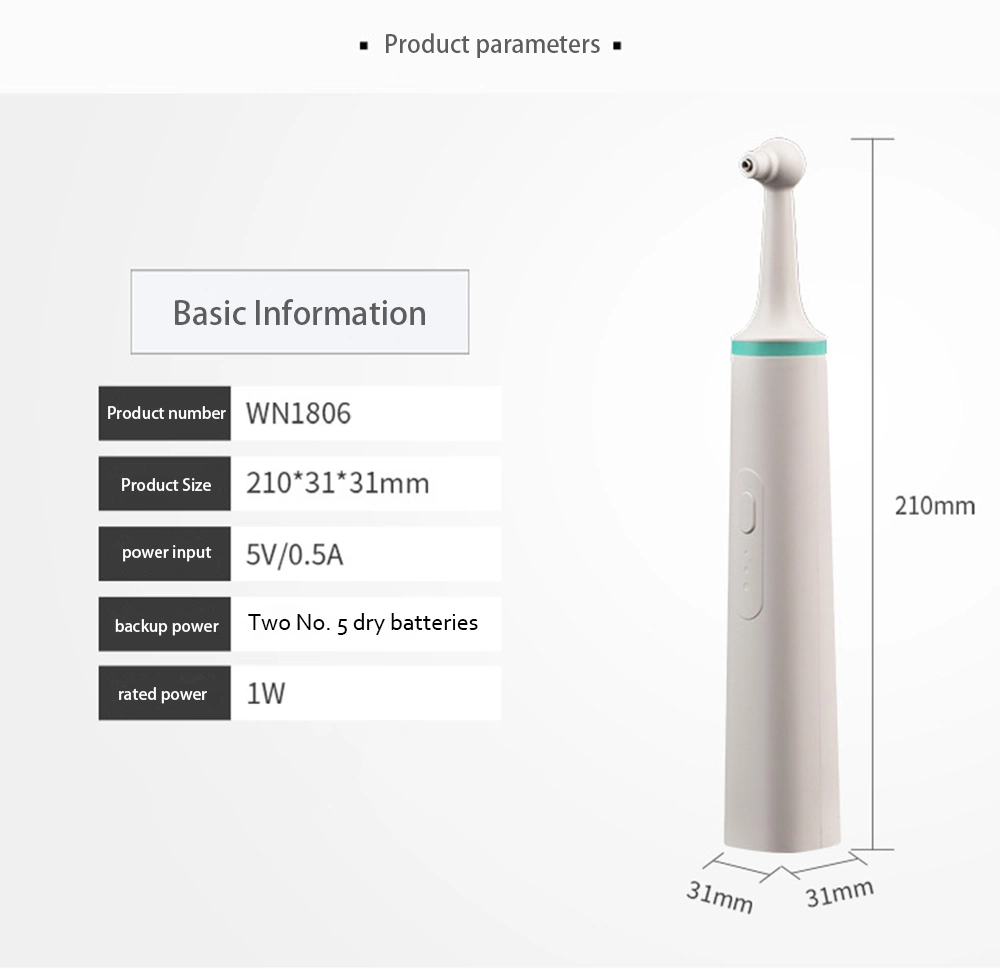Portable Cordless Oral Irrigator Tooth Cleaning Tool Home Use Dental