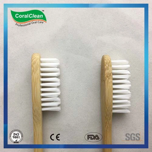 Bamboo Toothbrush Charcoal Bristle Wooden Brush