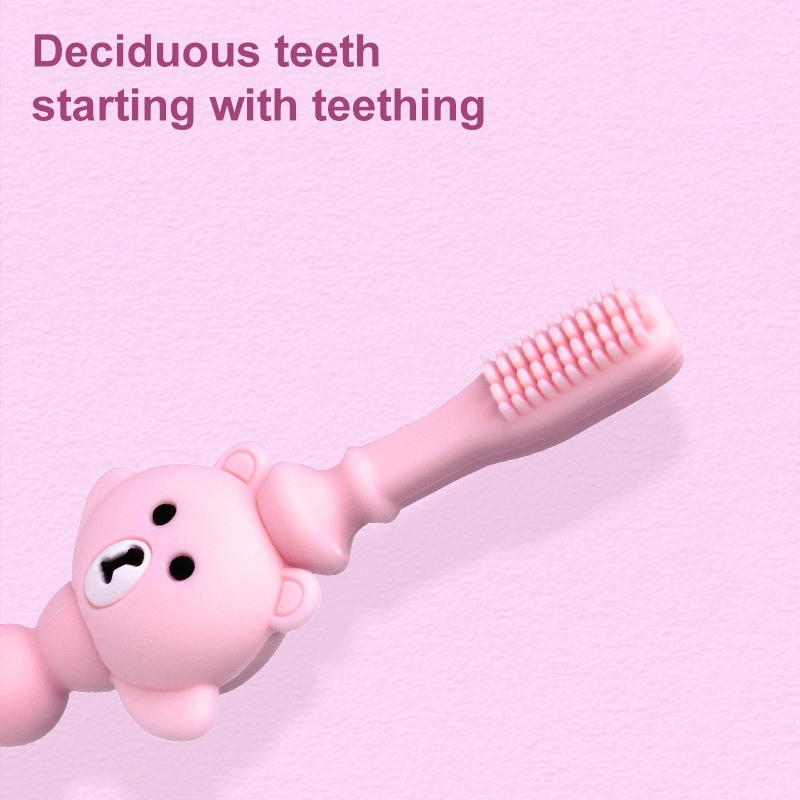 Infant Deciduous Teeth and Tongue Toothbrush