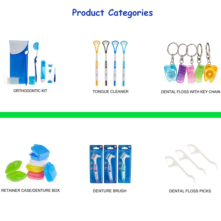 Plastic Box 2PCS Set Nylon or PTFE Dental Floss Wholesale Oral Care
