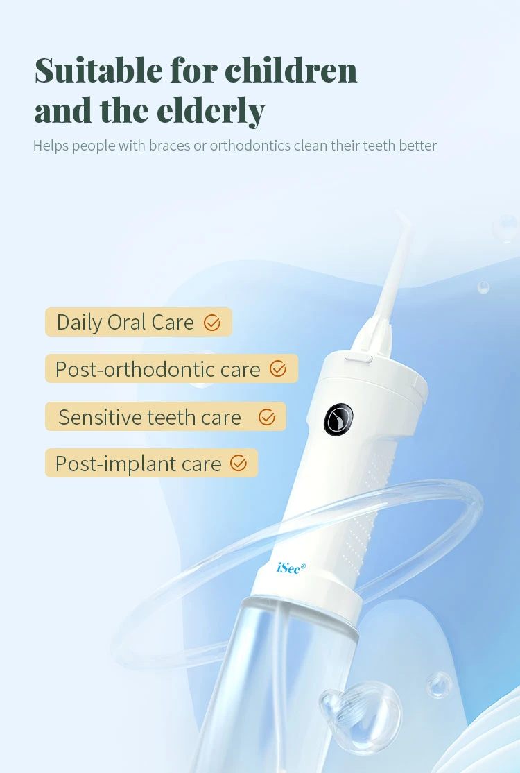 OEM White Moon Rabbit Electric Oral Irrigator Water Dental Flosser