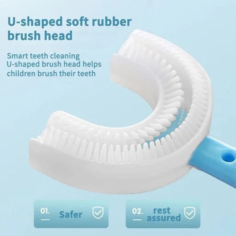 Dropshipping Children&prime;s U-Shaped Toothbrush Manual Brushing Artifact