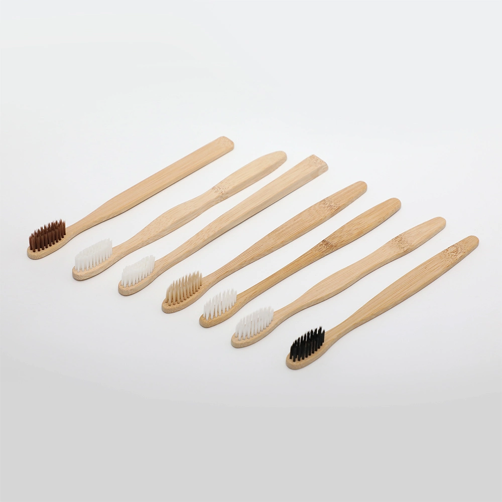CE Approved Eco- Friendly Charcoal Bristles OEM Bamboo Toothbrush with Customized Packing and Logo