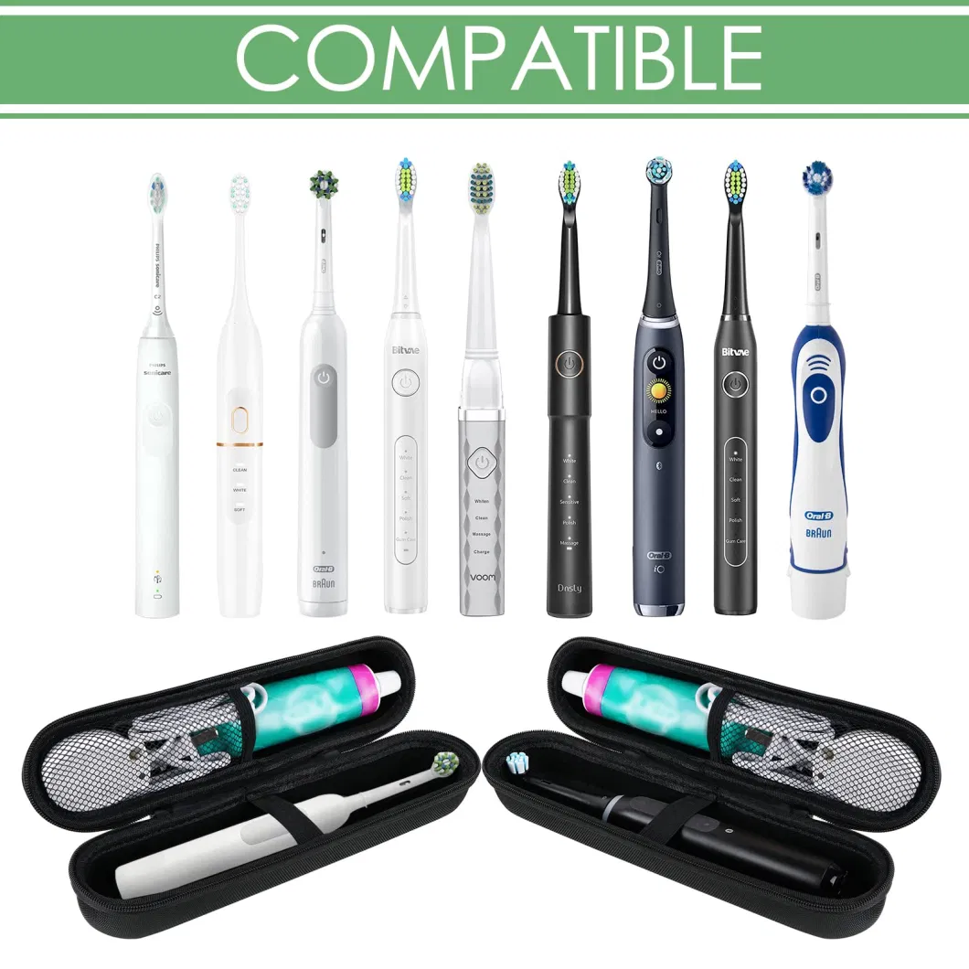 Electric Toothbrush EVA Case with Philips Travel Portable Toothbrush Carrying Bag