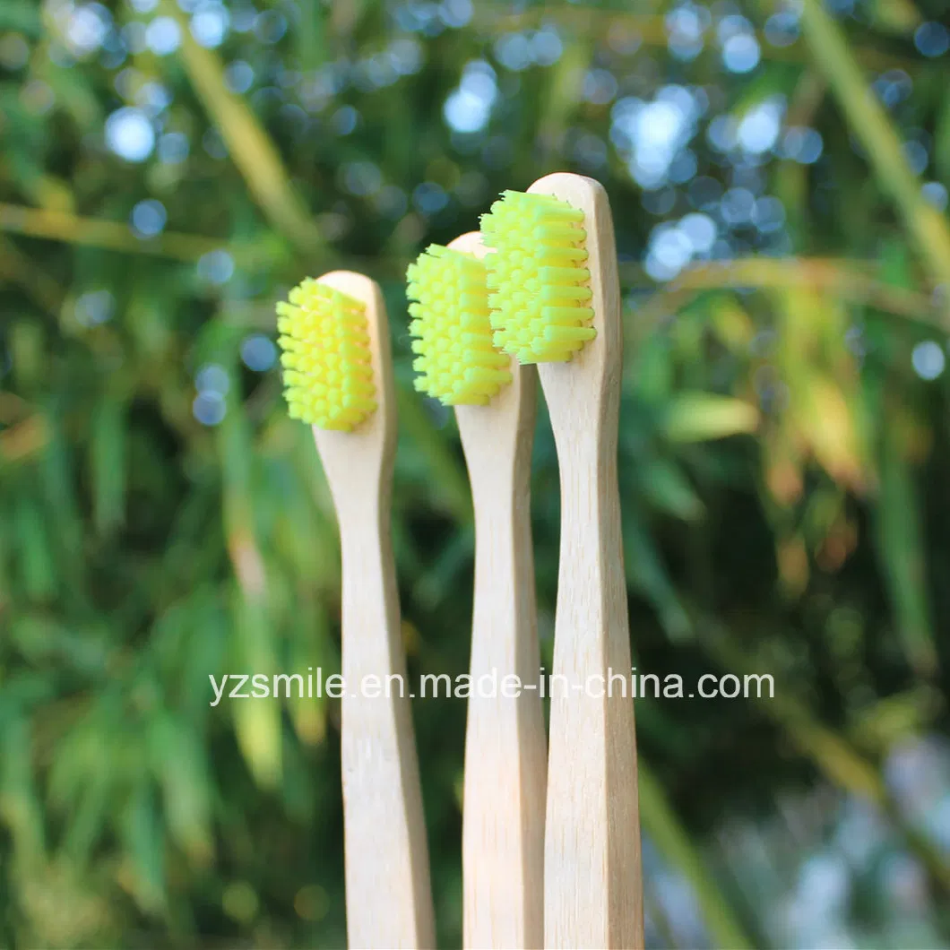2019 New Nature Small-Head Bamboo Toothbrush with Hanger Hole