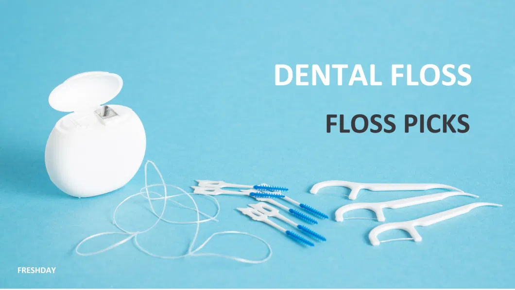 Disposable Natural Biodegradable Kids Toothpicks Oral Care Eco Dental Floss Pick