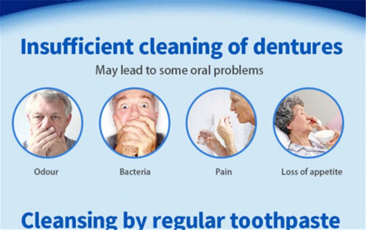 Efficient Cleaning and Killing of Bacteria Denture Cleansing Tablet