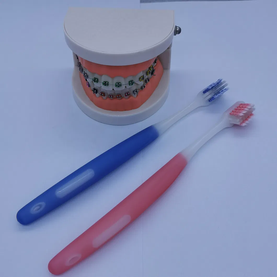 Orthodontic U Shapooe Groove Toothbrush Dental Orthodontic Toothbrush Orthodontic Soft Toothbrush