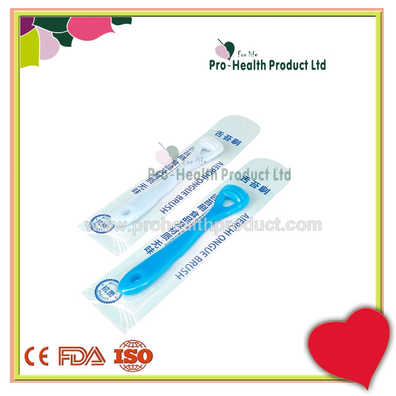 Wholesale Household Oral Health Care Products Plastic Tongue Cleaner Scraper