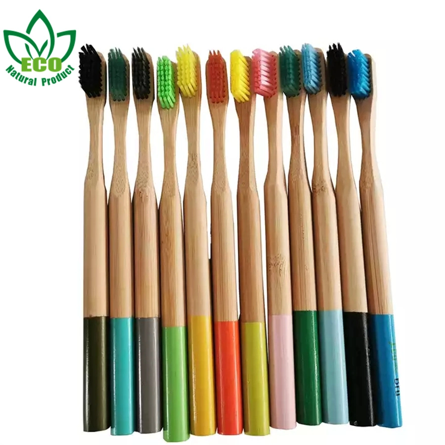 Foldable Feature Medium Bristle Type Charcoal Bamboo Toothbrush