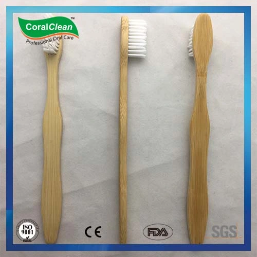 Bamboo Toothbrush Charcoal Bristle Wooden Brush