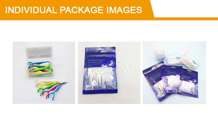 OEM Logo Toothpick Storage Portable Oral Care Dental Floss Picks Packing Container Plastic Box Dental Floss