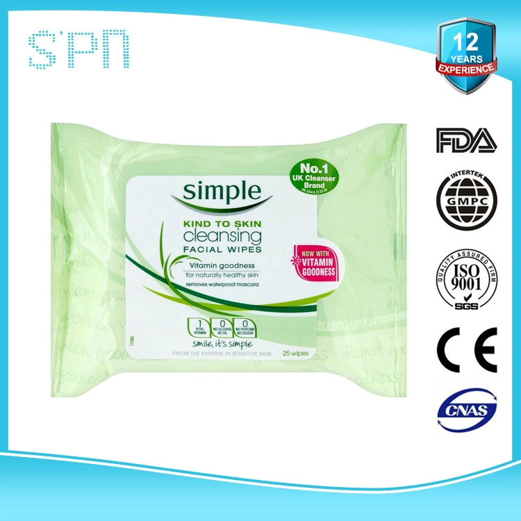 Special Nonwovens on-The-Go Single Facial Pure Glycerin Nonwoven Fabric Disinfect Soft Wet Make up Remover Wipe From China