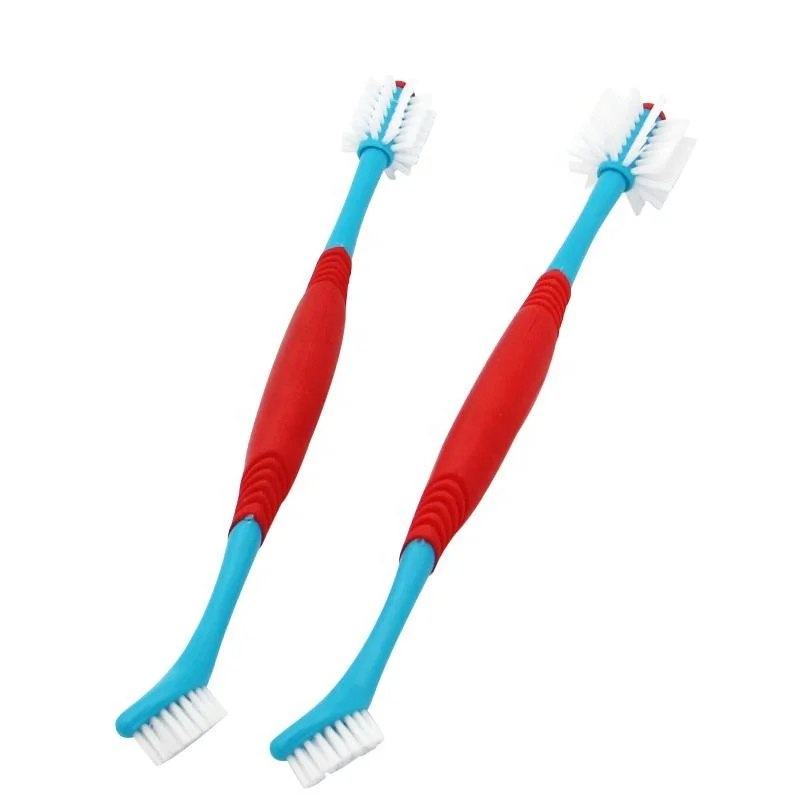 New Arrival Double Heads Dental Care Pet Toothbrush