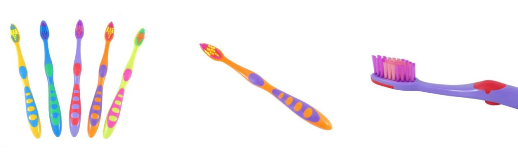 Wholesale Bright Color Household Kids/Children Toothbrush