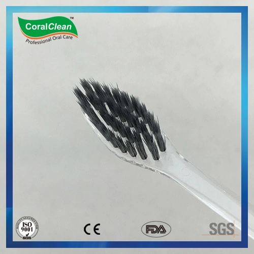 Beautiful Bright Handle &amp; Bamboo Charcoal Bristle Toothbrush