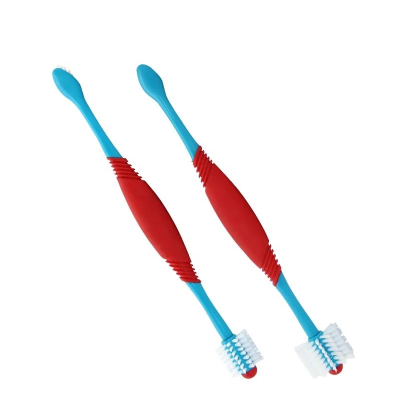 New Arrival Double Heads Dental Care Pet Toothbrush