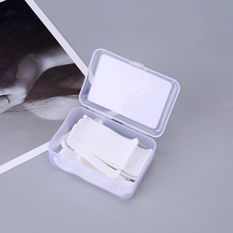 High Quality Eco Friendly 30 Square Boxes Floss Portable Nylon Floss Waxed Dental Floss