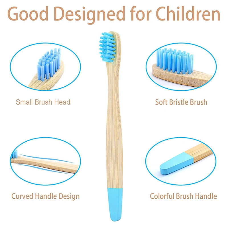Wholesale Cheaper Price Customized Logo Wrapped Package Bamboo Toothbrush Bristle for Adult Kid