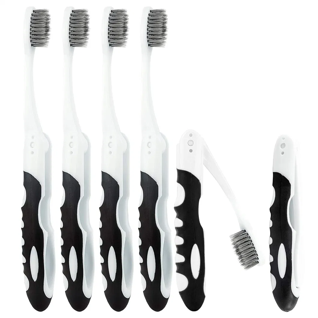 Travel Camping Folding Medium Bristle Toothbrush