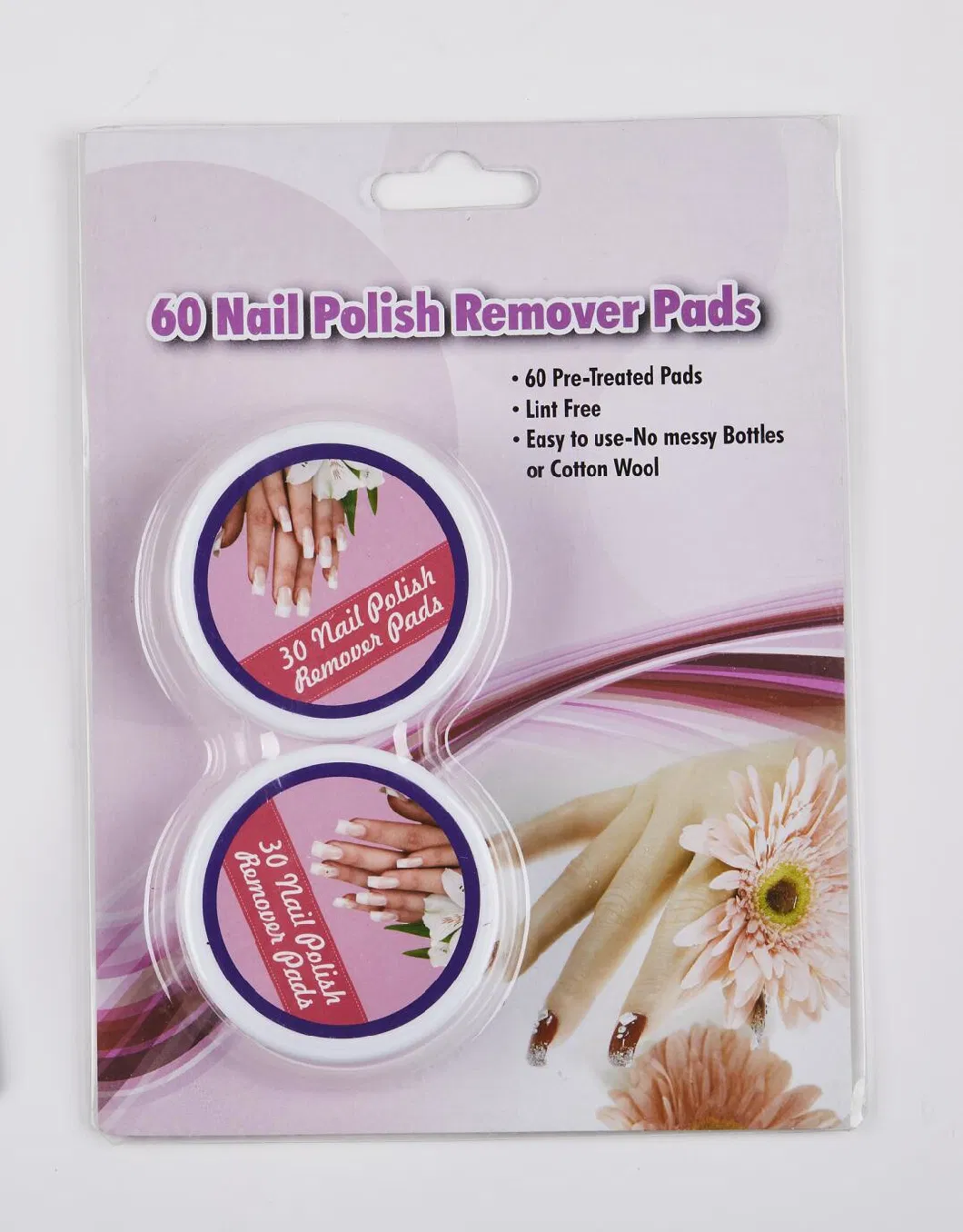 Custom Logo Private Label High Quality Eco-Friendly Nail Polish Remover Wipes