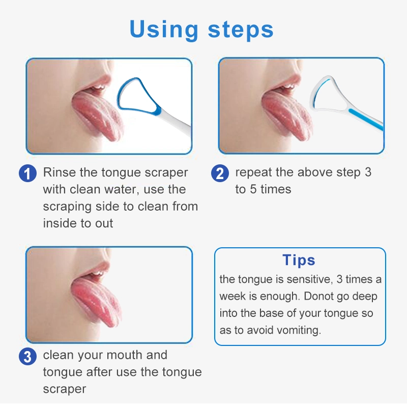 Customized Tongue Scraper Tongue Brush Oral Care Tongue Cleaner