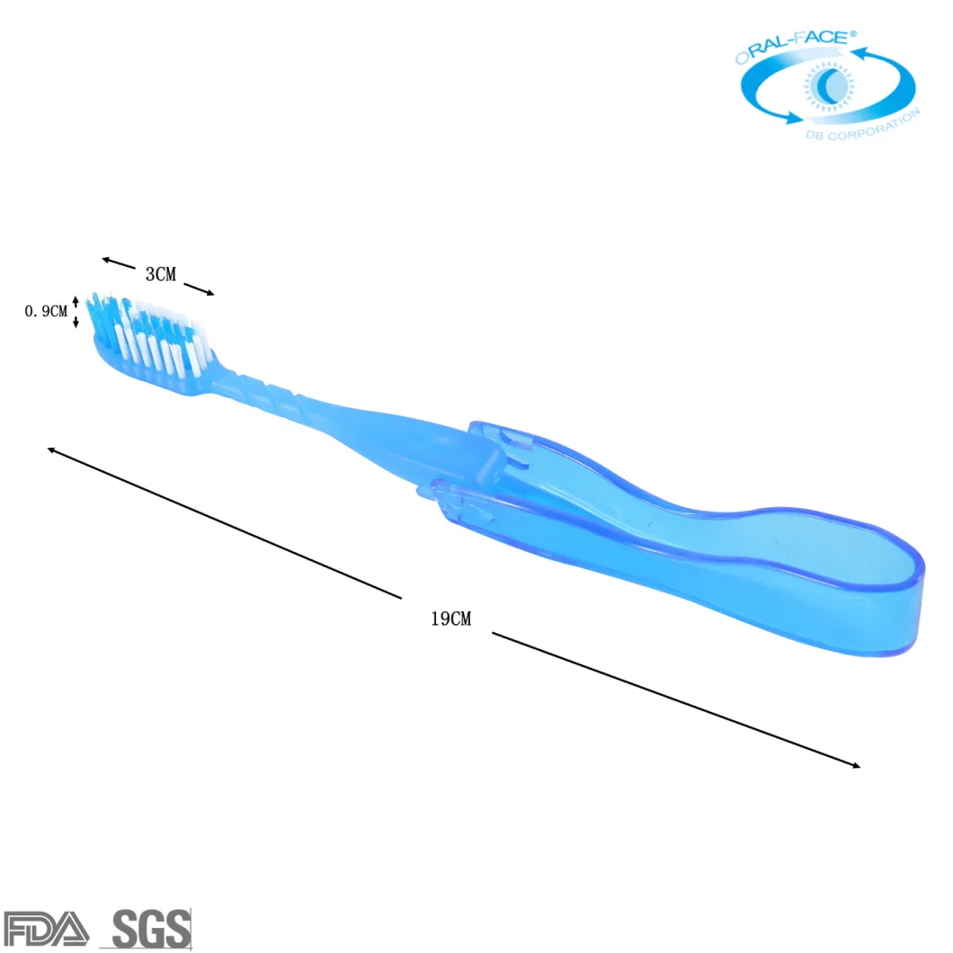 Wholesale OEM Foldable Soft Household/Travel Nylon Oral Care Toothbrush