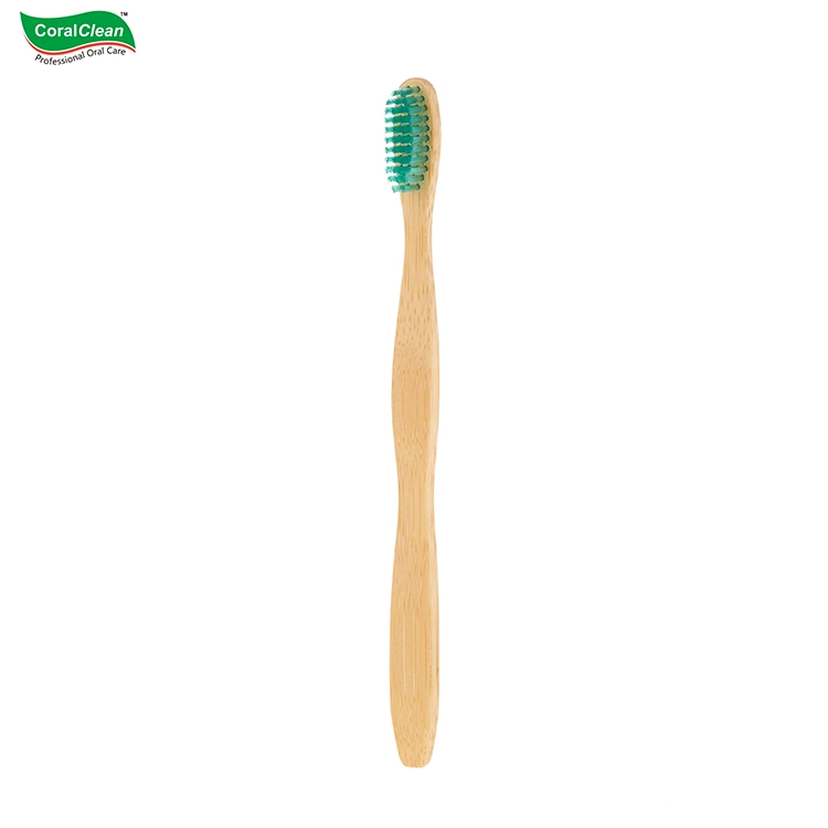 Wholesale Biodegradable Eco-Friendly Bamboo Toothbrush 4 Pack Set for Hotel and Travel