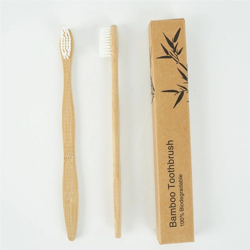 Charcoal Infused Eco-Friendly Bristles 100% Fsc Bamboo Toothbrush