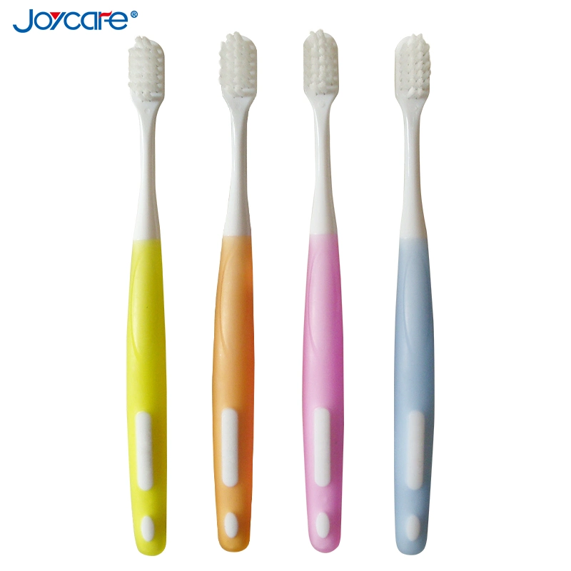 Classic Design Soft Orthodontic Bristles Adult Toothbrush with Small Brush Head