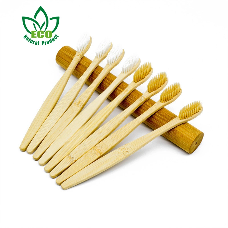 Custom Bamboo Toothbrush Custom Eco Packaging with Logo Different Styles Toothbrush