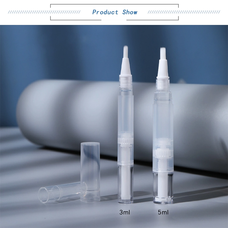 New Arrival 2ml 3ml 5ml Travel Portable Teeth Whitening Gel Tube Pen with Brush Applicator
